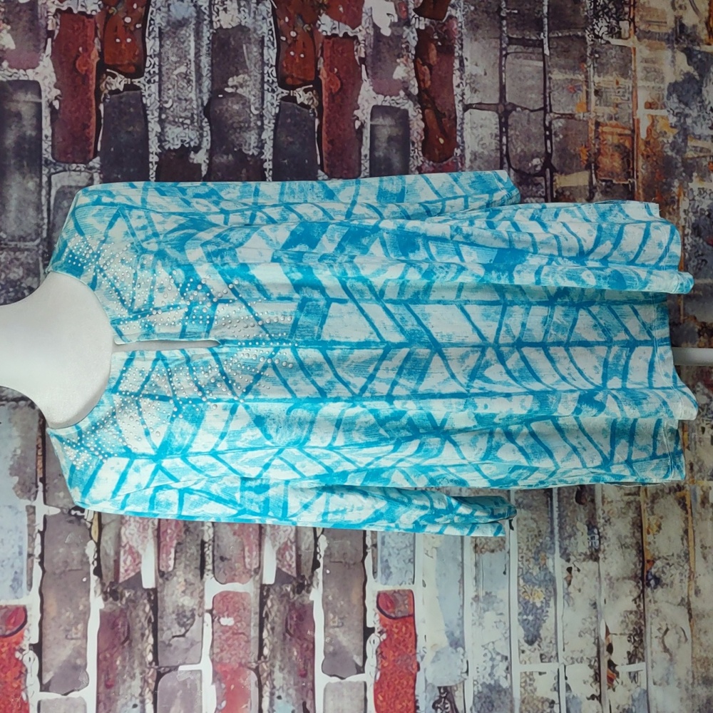 Chico's Embellished Tee Shirt Knit Tunic